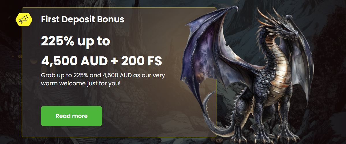 DragonSlots Welcome Bonus