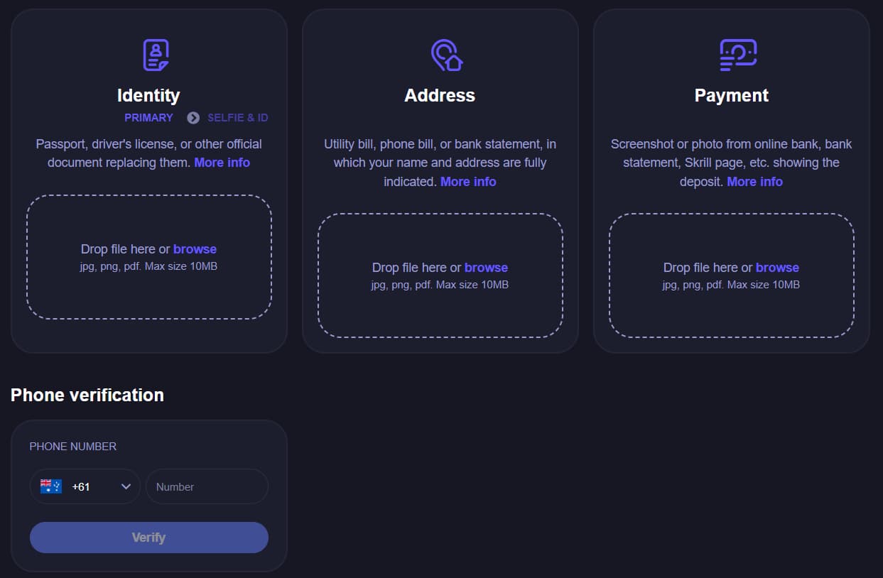 kas casino kyc