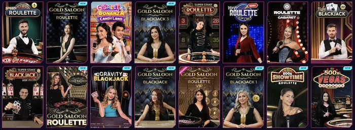 roby casino live games