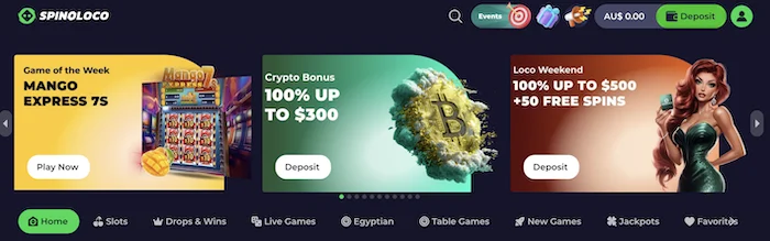 spinoloco casino australia