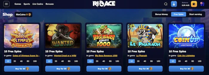 rioace casino shop