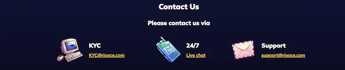 rioace casino support