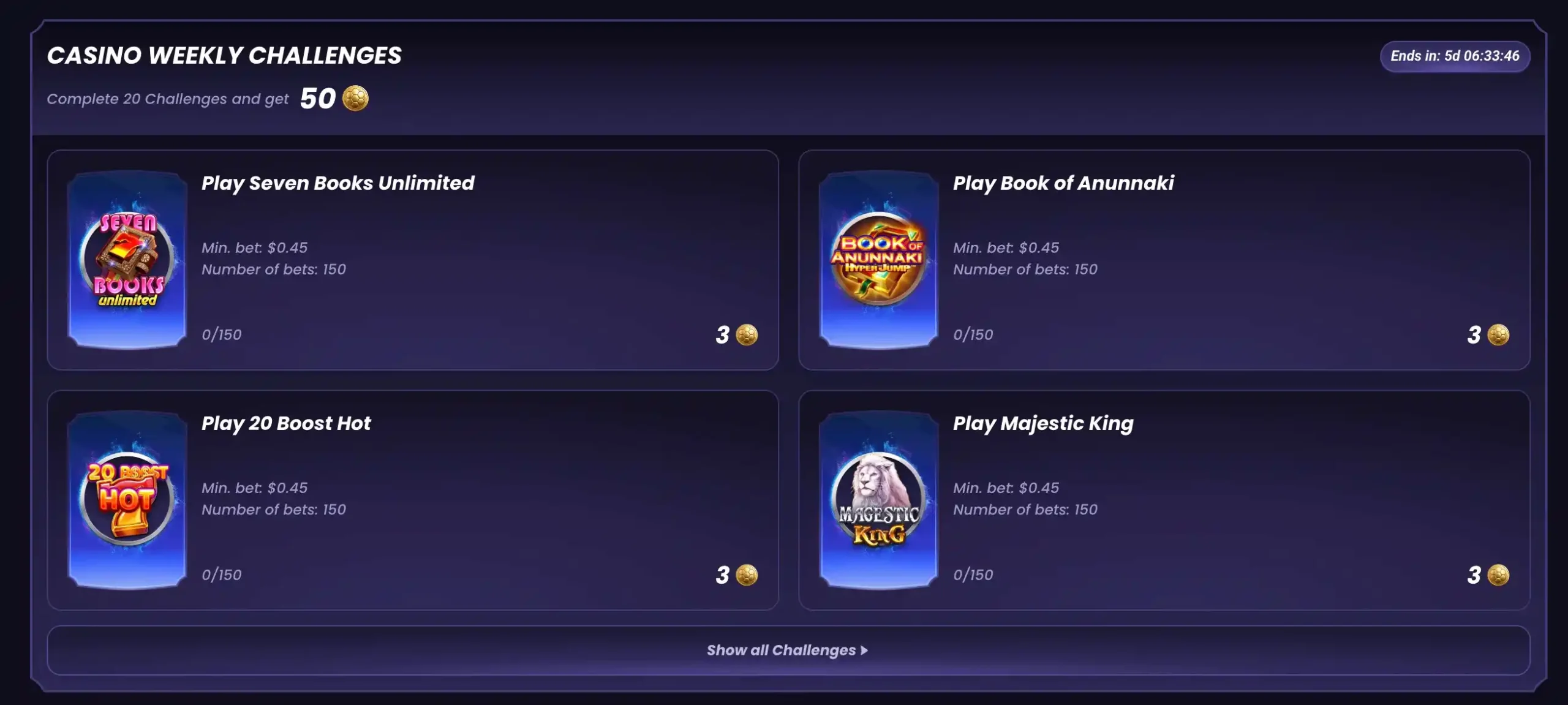 funbet casino challenge