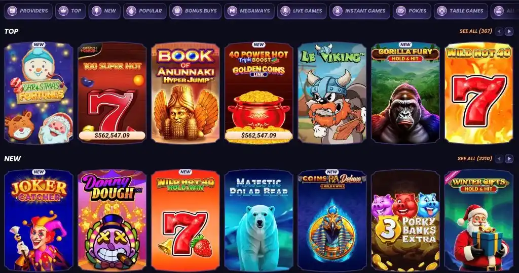 funbet casino lobby
