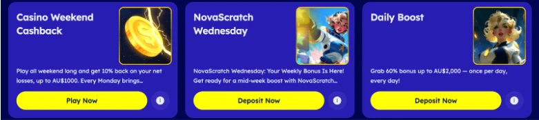 VegasNova Daily Boost Bonus