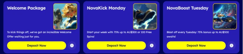 VegasNova NovaBoost Tuesday Bonus