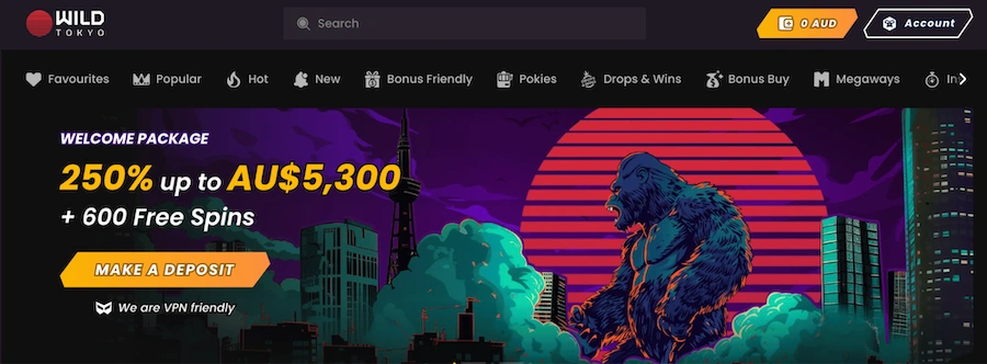 wild tokyo casino australia