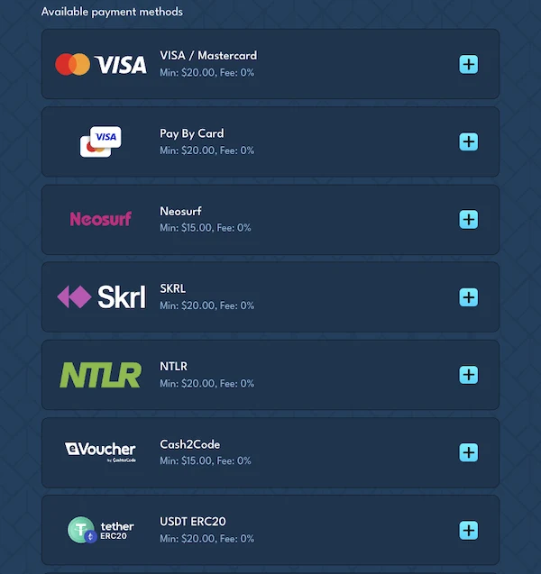 casea casino payments
