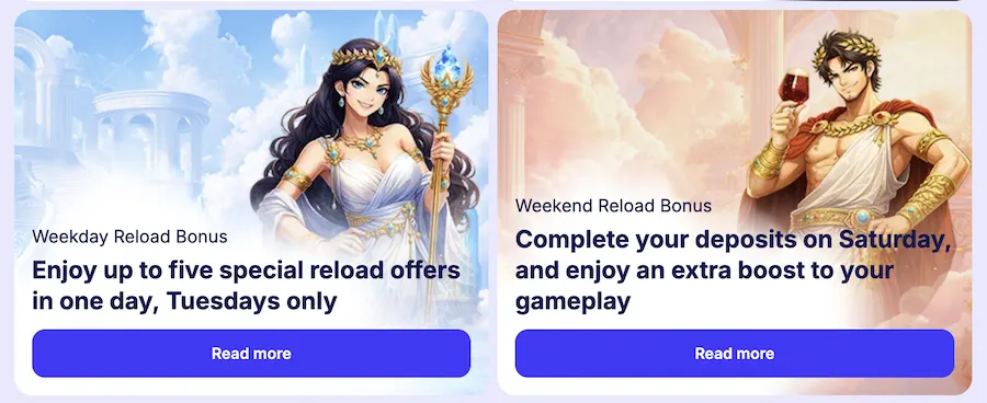 fortunica casino reload bonuses