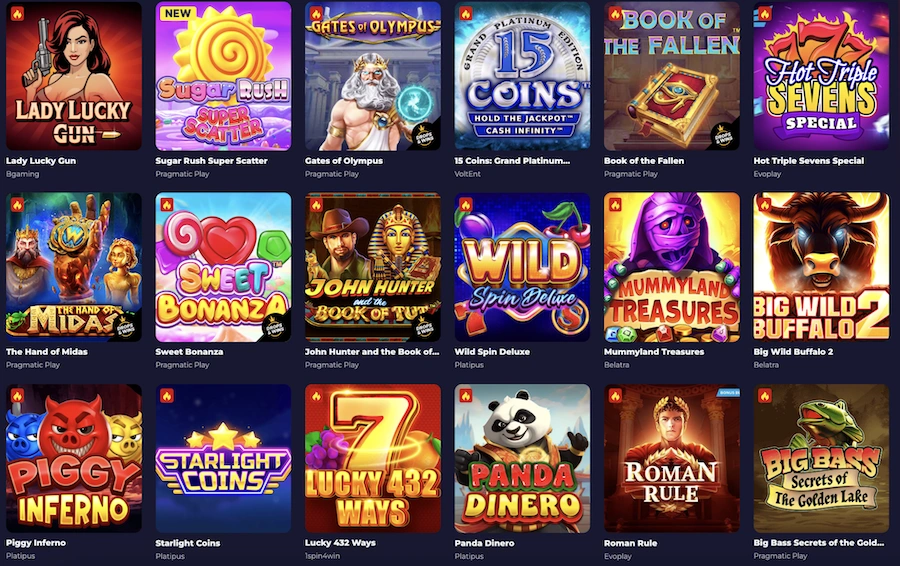 slota casino games