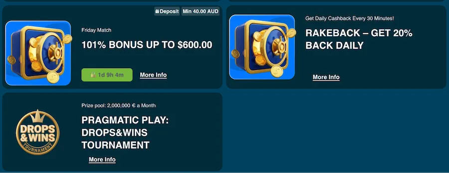 stakemania casino bonuses