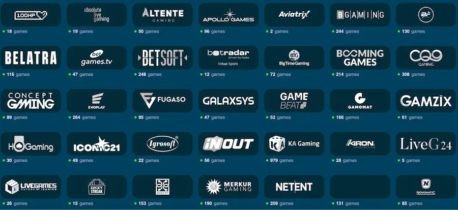 stakemania casino providers