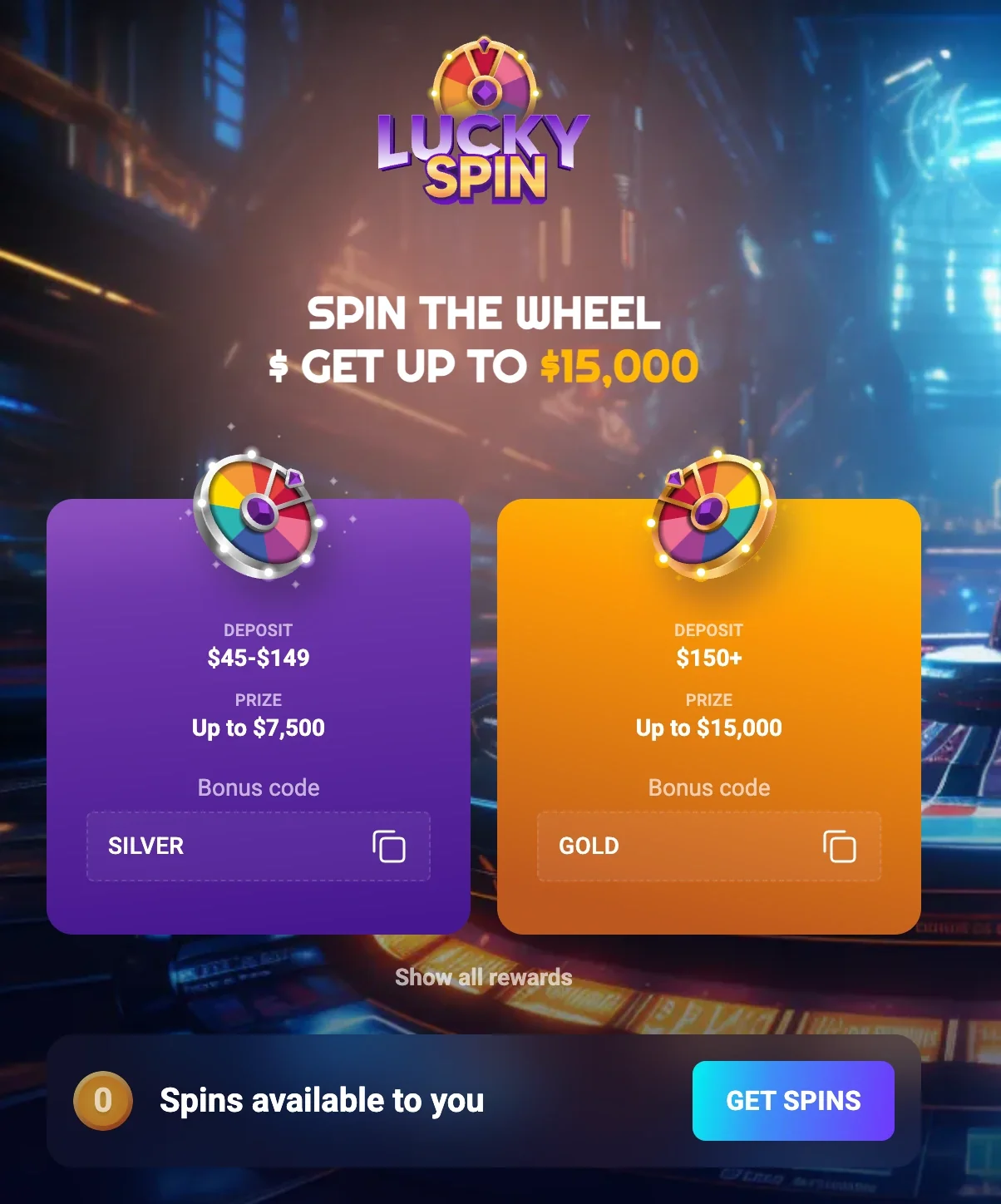 spinjo lucky spin