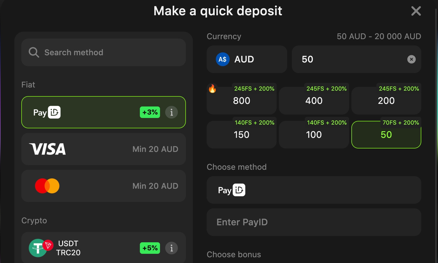 gemespot casino deposit