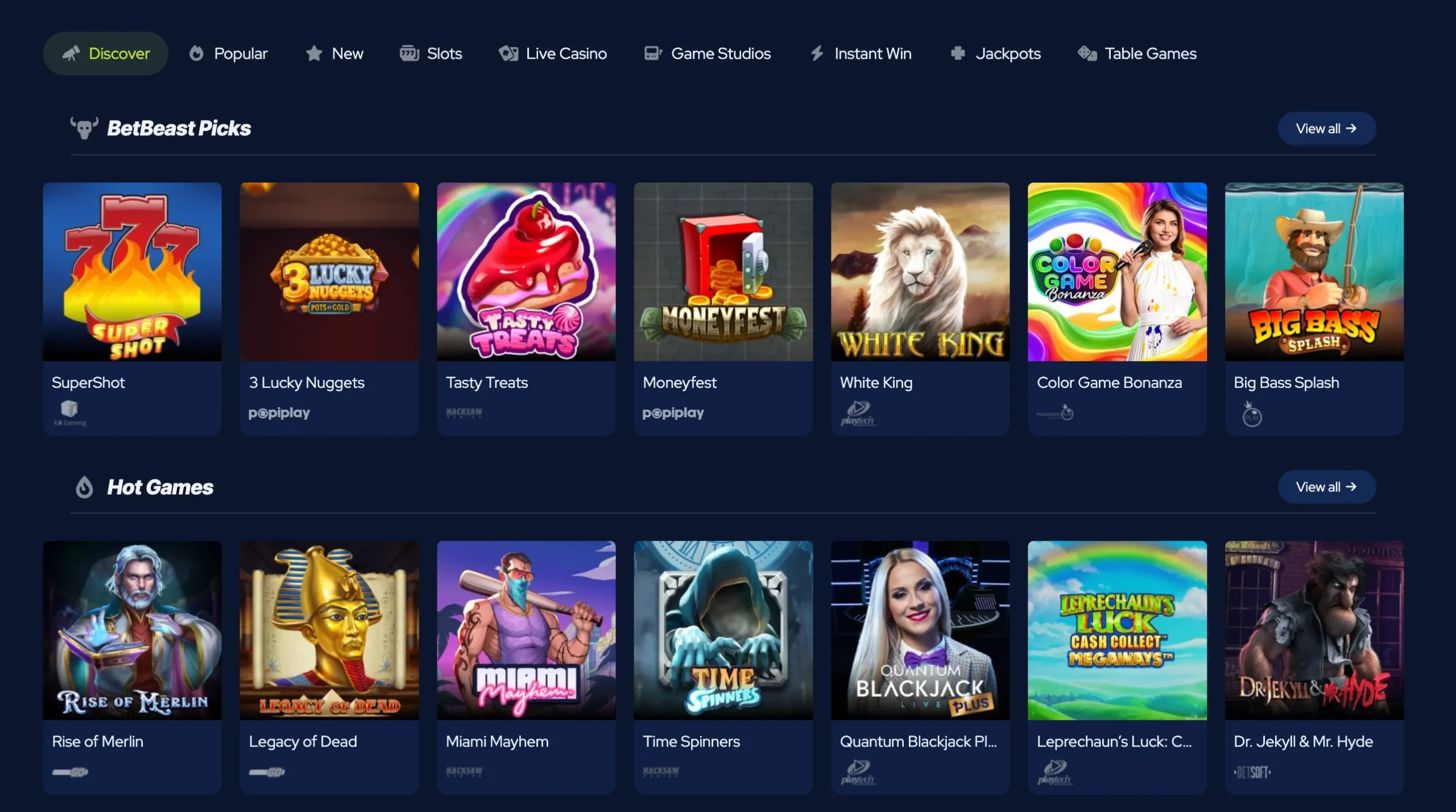 betbeast games